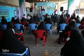 مراسم نمادین نواختن زنگ «شور عاطفه ها» در دبیرستان دخترانه شهید «محمدباقر صدر» منطقه ۱۱آموزش و پرورش تهران
