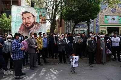 تشییع پیکر شهید دارایی در مشهد
