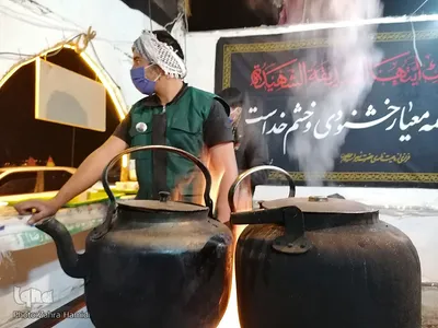 موکب عزاداری حضرت زهرا(س) در ورودی بیرجند