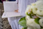 برگزاری مراسم عقد ازدواج جمعی از جوانان، به‌مناسبت ولادت باسعادت امام حسن مجتبی(ع)