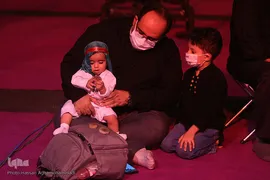 مراسم عزاداری شب پنجم محرم در میدان فلسطین