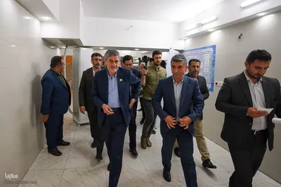 افتتاح بخش دیالیز دارالشفاء حرم مطهر به مناسبت روز بزرگداشت حضرت شاهچراغ(ع)