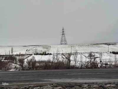 بارش برف در محورهای مواصلاتی شهرستان اهر