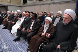 دیدار میهمانان کنفرانس بین‌المللی وحدت‌اسلامى‌ با رهبر انقلاب