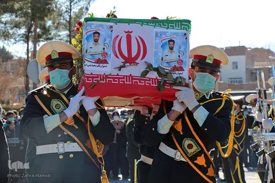 مراسم تشییع پیکر مطهر مدافع حریم وطن