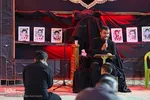 حرم مطهر سیدعلاءالدین حسین(ع) در شب عاشورا