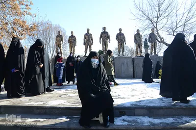 مراسم تشییع پیکر سه شهید گمنام در تبریز‎‎
