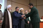 آیین تکریم و معارفه مدیرکل حفظ آثار و نشر ارزش های دفاع مقدس مازندران