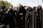 تشییع شهید بسیجی امیرحسین علیخانی در قزوین