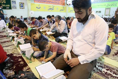  آیین جزء خواني قرآن کریم عربهای مقیم دولت آباد ری