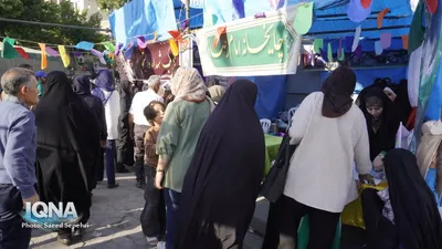 خدمت‌رسانی موکب بسیج دانشجویی ملایر به مردم