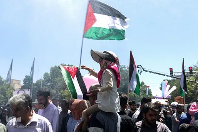 راهپیمایی روز جهانی قدس در قزوین