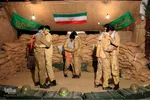 نمایش سنگر بهشت در میدان شهدای اراک