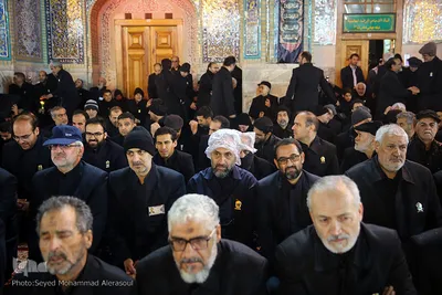 خطبه‌خوانی شب شهادت امام رضا(ع) در حرم مطهر رضوی