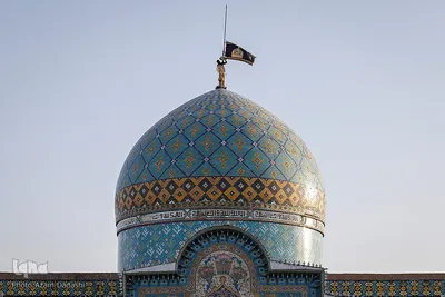 سیاهپوشان آستان مقدس امامزاده حسین (ع) قزوین