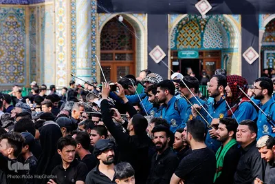 دسته عزاداری سادات چهل اختران در روز یازدهم محرم