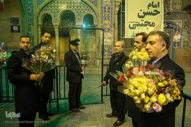 مراسم خداحافظی معتکفین