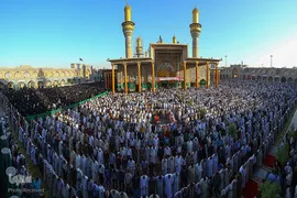 حرم مطهر و نورانی امام موسی کاظم (ع) در شهر کاظمین عراق