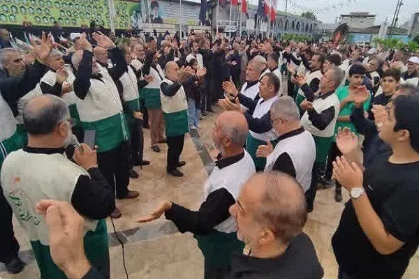 عزاداری خادمیاران رضوی در بابلسر