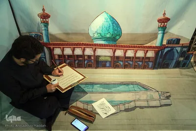 «مشق قدر» هنرمندان استان فارس در شب قدر‎‎