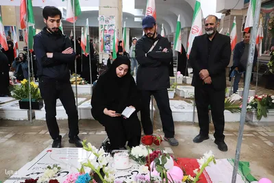 آیین بزرگداشت روز دختر در گلزار شهدا وادی رحمت