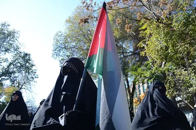 راهپیمایی حمایت از کودکان و مردم مظلوم غزه در تبریز‎