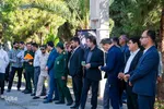 مراسم بدرقه کاروان زیارتی مرقد امام خمینی (ره)