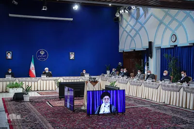 سخنرانی رهبر انقلاب در ارتباط تصویری با جلسه هیئت دولت