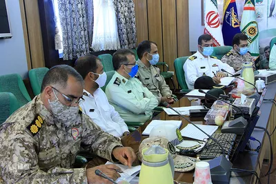نشست خبری مشترک فرمانده سپاه الغدیر و فرمانده ناجا در استان یزد