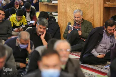 مراسم بزرگداشت آیت‌الله ربانی شیرازی در حرم مطهر