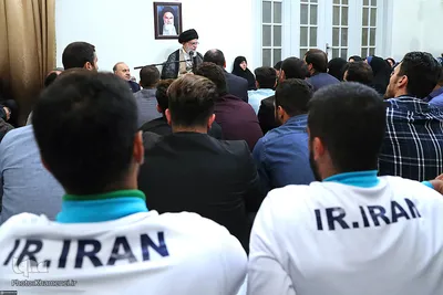 دیدار مدال‌آوران کاروان ورزشی ایران در بازی‌های آسیایی اندونزی با رهبر انقلاب