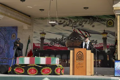 تشییع و خاکسپاری پیکر مطهر شهید گمنام‎
