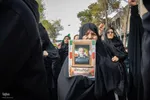 مراسم تشییع پیکر ۶ شهید جنگ رمضان در اصفهان