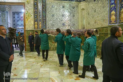 آیین بازگشایی ضریح حرم حضرت زینب خواهر امام رضا (ع)