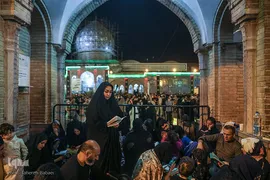 احیای شب ۲۱ رمضان در حرم حضرت عبدالعظیم حسنی(ع)