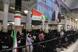 بزرگداشت چهلمین روز شهادت رهبر شهید در حرم حضرت معصومه (س)