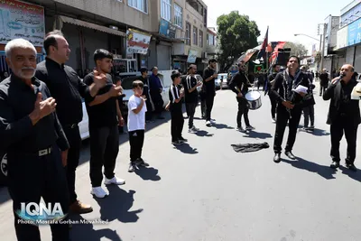 مراسم سنتی عزاداری اربعین حسینی در اهر