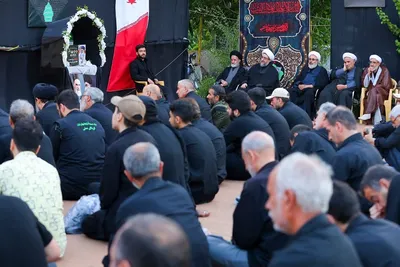 مراسم عزاداری حسینی در مصلای تبریز