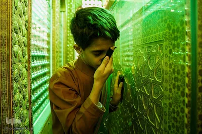 مراسم گلاب شویی ضریح مطهر حرم حضرت شاهچراغ (ع)‎‎