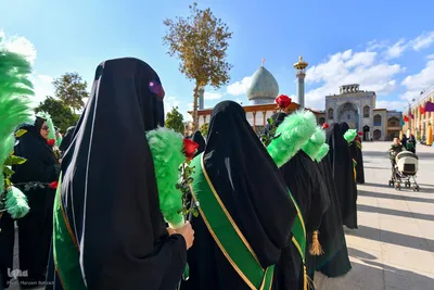 آئین غبارروبی ضریح مطهر حضرت شاهچراغ (ع)