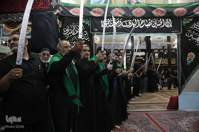 آیین سنتی مشق شمشیر در قم