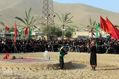 آیین تعزیه خوانی روز عاشورا در وردنجان