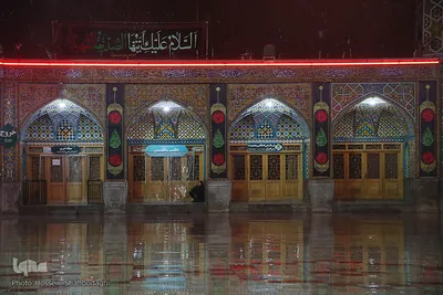 اولین برف زمستانی در قم