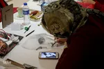نقاشی چهره سردار سلیمانی در همدان‎‎