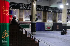 حسینیه ایران؛ مراسم عزاداری شب تاسوعای حسینی در بیت رهبری