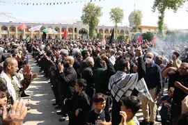 مراسم سوگواری اربعین حسینی در آستان مطهر حضرت شاهچراغ(ع) در شیراز