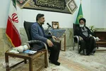 دیدار روح‌الله دهقانی فیروز‌آبادی، رئیس جهاددانشگاهی با حجت الاسلام والمسلمین سعیدی، تولیت آستان مقدس حضرت معصومه(س)
