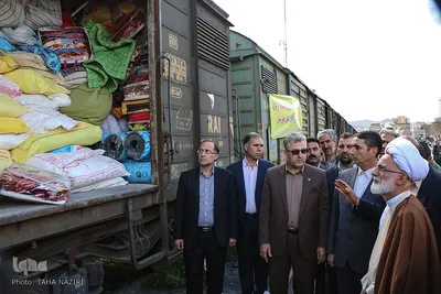 ارسال کمک های مردمی به سیل زدگان استان خوزستان 