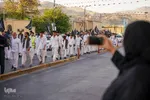 تشرف کاروان پیاده زیارتی حضرت شاهچراغ(ع) شهرستان فیروزآباد به حرم مطهر