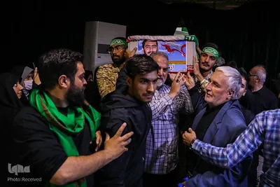 وداع با پیکر شهید «آرمان علی‌وردی» در معراج شهدای تهران